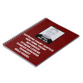 RBG RIPルスバダーギンズバーグトリビュートクリムゾン ノートブック (左側)