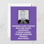 RBG RIPルスバッダーギンズバーグトリビュート ポストカード (正面/裏面)