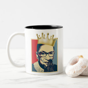 RBG (Ruth Bader Ginsburg) ツートーンマグカップ