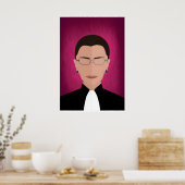 RBG (Ruth Bader Ginsburg) Icon Print -Print Only 1 ポスター (キッチン)