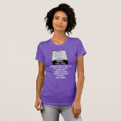 RBG Ruth Bader Ginsburg Tribute Purple Suvirvor Tシャツ (正面フル)