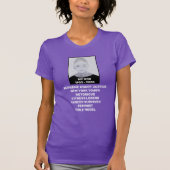 RBG Ruth Bader Ginsburg Tribute Purple Suvirvor Tシャツ (正面)