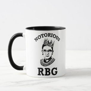 RBG Womens、悪名高いRbg、Ruth Bader Ginsburg Mug氏 マグカップ