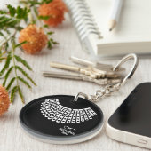 RBG Womens、Rth Bader Ginsburg、悪名高いRBG キーホルダー (正面右)