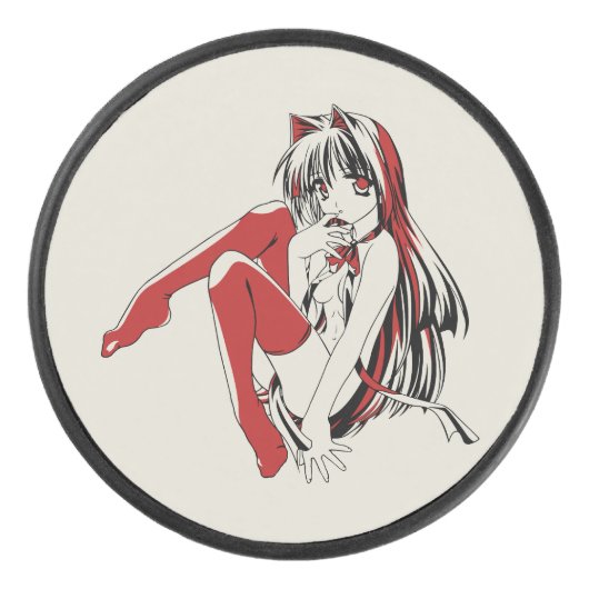 RBP, Neko the Sexy Anime Cat Girl Furry アイスホッケーパック (正面)