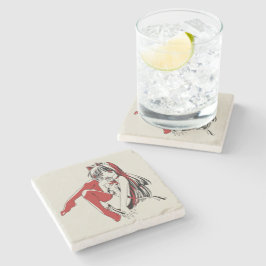 RBP, Neko the Sexy Anime Cat Girl Furry ストーンコースター