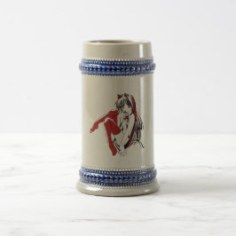 RBP, Neko the Sexy Anime Cat Girl Furry ビールジョッキ