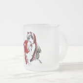 RBP, Neko the Sexy Anime Cat Girl Furry フロストグラスマグカップ (正面右)