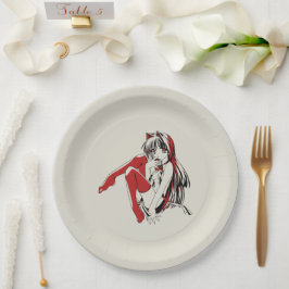 RBP, Neko the Sexy Anime Cat Girl Furry ペーパープレート