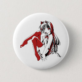 RBP, Neko the Sexy Anime Cat Girl Furry 缶バッジ