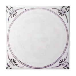 RBT18デルフトの聖書のマンガンの赤いセラミックタイル タイル