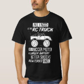 RCおもしろいレーシングRCトラック無線制御RCカーS Tシャツ (正面)