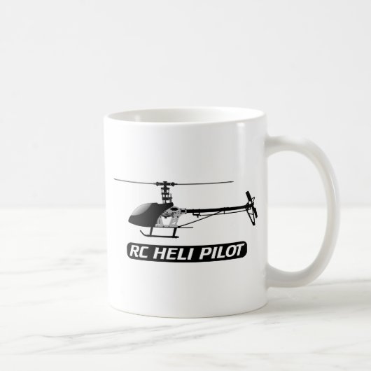 RCのヘリコプターのパイロット コーヒーマグカップ (右)