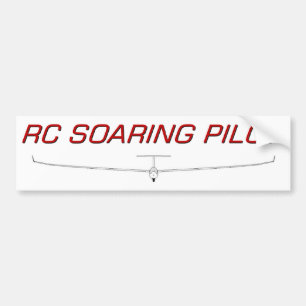 RCの急上昇したパイロット バンパーステッカー