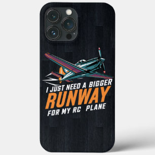 RCの飛行機に大きな滑走路が必要おもしろい iPhone 13 PRO MAXケース