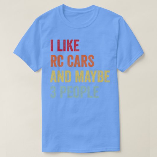 Rcカーが好き3名様 Tシャツ (デザイン正面)