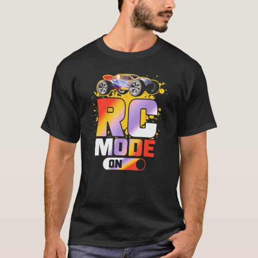 RcカーでトルーギーRcモードをバッシング Tシャツ (正面)