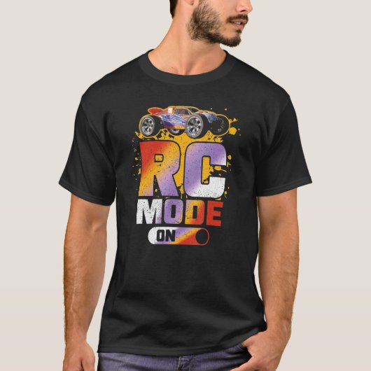 RcカーでトルーギーRcモードをバッシング Tシャツ (正面)