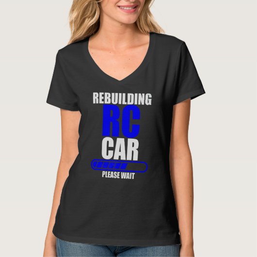 Rcカーの再構築お待ちください Tシャツ (正面)
