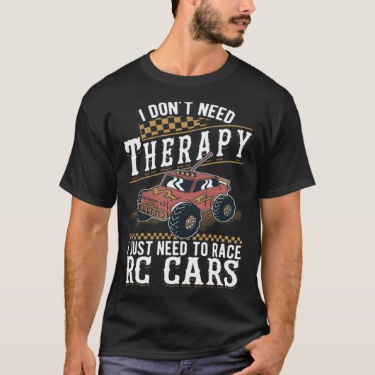 RCカーセラピー遠隔制御車 Tシャツ (正面)