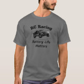 RCカーレーシング – 無線制御オフロッドトラック – バット Tシャツ (正面)