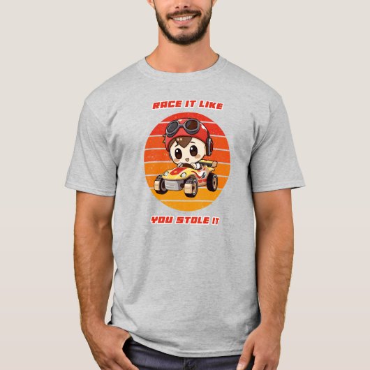 RCカーレースTシャツ Tシャツ (正面)