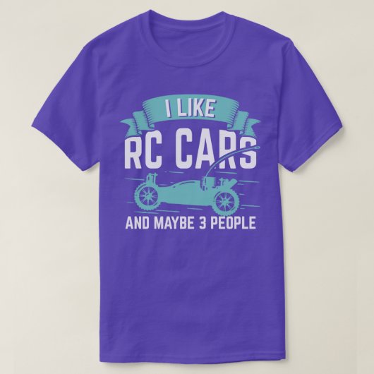 RCカー遠隔無線制御制御モデルギフト Tシャツ (デザイン正面)