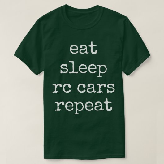 RCカーRCレーシングRCレーサー Tシャツ (デザイン正面)