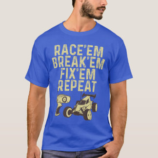 RCクールデザイン女子男性へRCレーシングレース恋人 Tシャツ