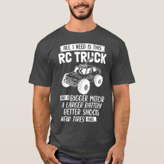 RCトラック遠隔制御車RCカーレーシングカー Tシャツ