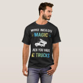 RCトラック トラック に魔法を Tシャツ (正面フル)