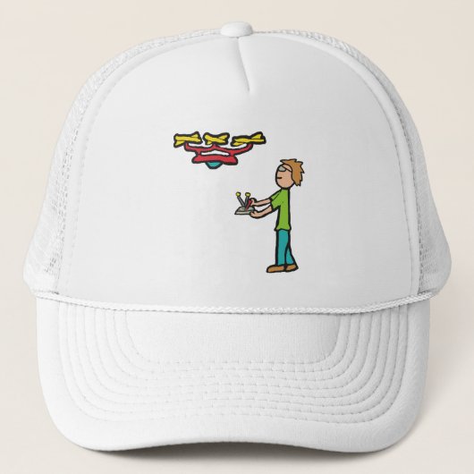 RCドローン飛んでいる キャップ (正面)