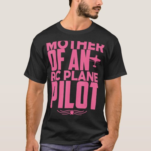 Rcパイロット模型飛行機パイロット模型飛行Rc航空機 Tシャツ (正面)
