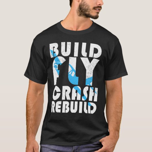 Rcパイロット模型飛行機パイロット模型飛行Rc航空機 Tシャツ (正面)