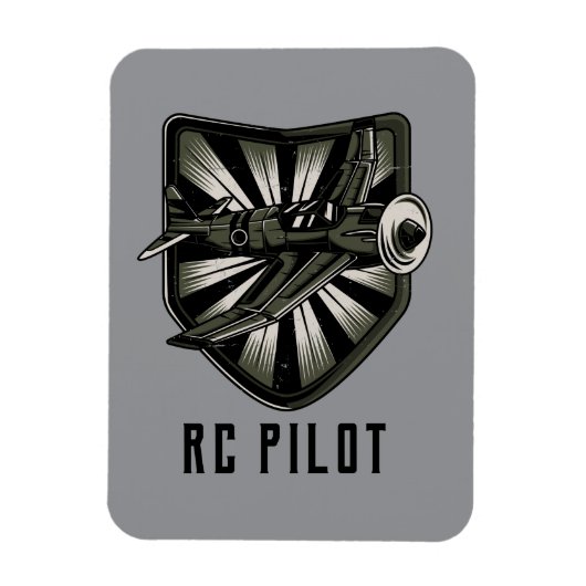 RCパイロット マグネット (縦)