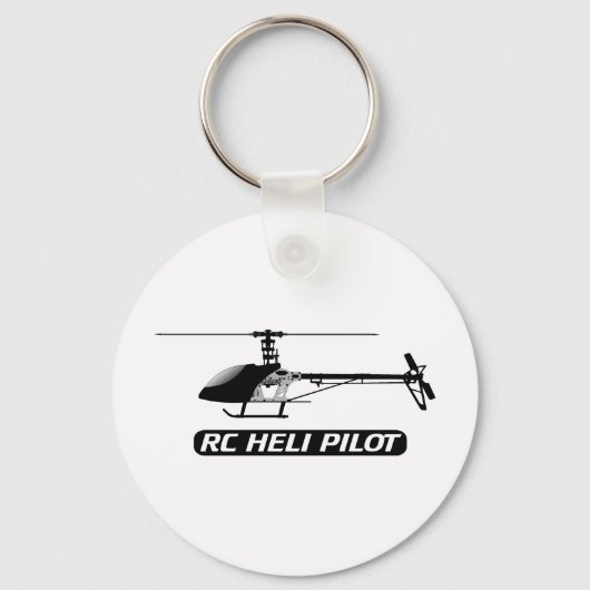 RCヘリコプターパイロット キーホルダー (正面)
