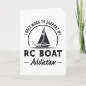RCボート中毒遠隔モデル無線RCボート カード (正面)