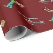 RCモデルのヘリコプタ飛んでいる ラッピングペーパー (ロールコーナー)