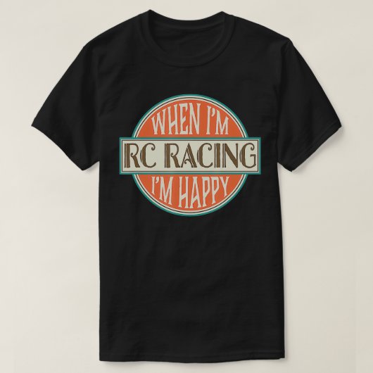 RCレーシングギフトラジオコントロールs飛行機ボート Tシャツ (デザイン正面)