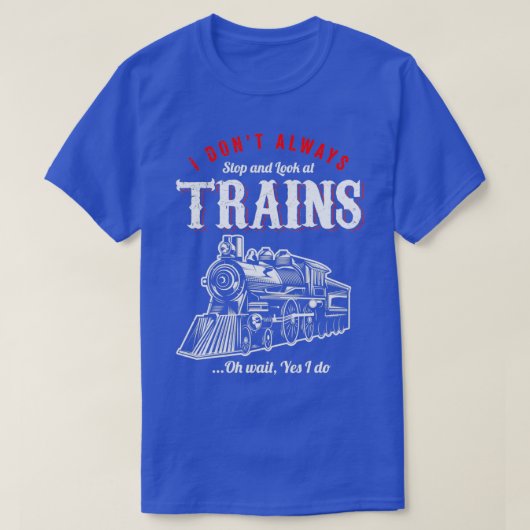 RC列車ファンのための鉄道ギフト14 Tシャツ (デザイン正面)