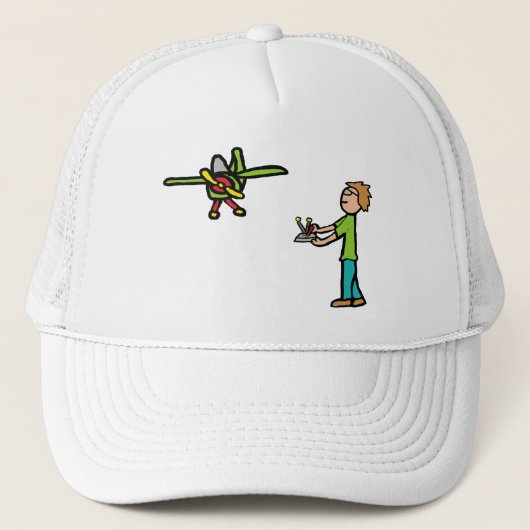 RC型飛行機飛んでいる キャップ (正面)