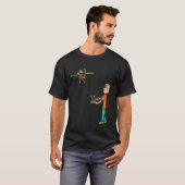 RC模型飛行機飛んでいる Tシャツ (正面フル)