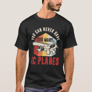 RC航空機所有者モデルおもしろい飛行機パイロット Tシャツ