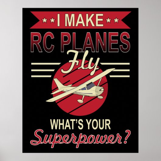RC飛行機を飛ばす – あなたの超大国 ポスター (正面)