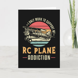 RC飛行機依存機航空機RC飛行機 カード