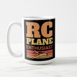 RC飛行機愛好家リモートコントロール飛行機の恋人 コーヒーマグカップ