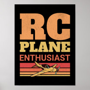 RC飛行機愛好家リモートコントロール飛行機の恋人 ポスター