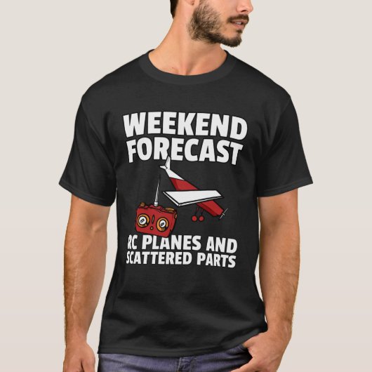 RC飛行機模型飛行機用RCパイロット Tシャツ (正面)