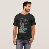 Rc飛行機無線操縦飛行機 Tシャツ (正面フル)