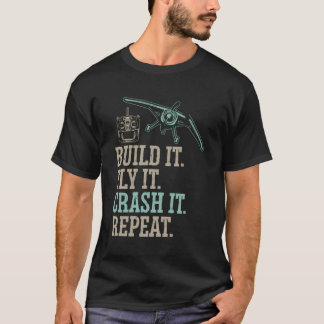Rc飛行機無線操縦飛行機 Tシャツ